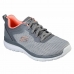 Sportschoenen voor Dames Skechers 12607-GYCL Grijs