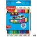 Färgpennor Maped Duo Color' Peps	 Multicolour 18 Delar Dubbel ände (12 antal)