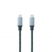 Kabel USB C NANOCABLE 10.01.4100-COMB 50 cm Grøn