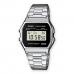 Relógio masculino Casio A158WEA-1EF Preto Cinzento Prateado