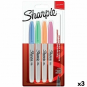 Set di Pennarelli Sharpie 24 Pezzi Permanente Multicolore 0,9 mm