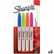 Set di Pennarelli Sharpie 24 Pezzi Permanente Multicolore 0,9 mm