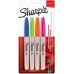 Set Viltstiften Sharpie 4 Onderdelen Multicolour (3 Stuks)