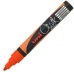 Течни тебеширени маркери Uni-Ball PWE-5M Оранжев (6 Части)
