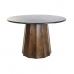 Table de Salle à Manger DKD Home Decor Noir Marron Marbre Bois de manguier 120 x 120 x 76 cm