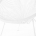 Poltrona da giardino Acapulco 73 x 80 x 85 cm Bianco Rattan
