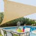 Toldos de vela Toldo 3,5 x 3,5 m Cinzento Polietileno 350 x 350 x 0,5 cm