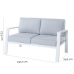 2 personers sofa Thais Hvid Aluminium 132,20 x 74,80 x 73,30 cm