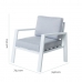 Chaise de jardin Thais 73,20 x 74,80 x 73,30 cm Aluminium Blanc