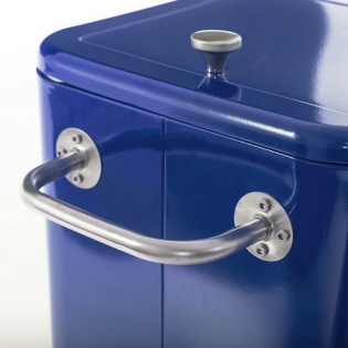 Tragbarer Kühlschrank Fresh 74 x 43 x 80 cm Metall Kobaltblau