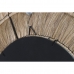 Vægspejl DKD Home Decor Krystal 100 x 4 x 100 cm Bali Jute