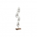 Dekorativ figur DKD Home Decor 18 x 9 x 69 cm Brun Aluminium Hvid Mangotræ Yoga