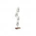 Figura Decorativa DKD Home Decor 18 x 9 x 69 cm Castanho Alumínio Branco Madeira de mangueira Yoga