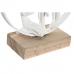 Figurine Décorative DKD Home Decor 23 x 10 x 27 cm Blanc Résine Bois de manguier Famille