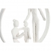 Figura Decorativa DKD Home Decor 23 x 10 x 27 cm Branco Resina Madeira de mangueira Família