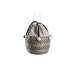 Basket set DKD Home Decor Polyester Pompoms 43 x 43 x 43 cm Seagrass