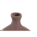 Vase DKD Home Decor 16 x 6 x 24 cm Beige Rose Aluminium (2 Unités)