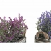 Plante décorative DKD Home Decor 30 x 12 x 21 cm Bois Lila Polyéthylène Fuchsia (2 Unités)