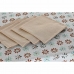 Placemat en servetten DKD Home Decor 9 Onderdelen 2 Stuks 150 x 250 x 0,5 cm Grijs Hemelsblauw