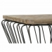 Diivanilaud DKD Home Decor Metall Mänd (125 x 64 x 51 cm)