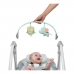 Mecedora Ingenuity Compact Swing - Hugs & Hoots Blanco Gris