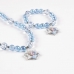 Necklace and Bracelets set Frozen 2 Delar Blå