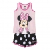 Pijamaua de Vară Minnie Mouse Negru Roz