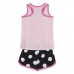 Summer Pyjama Minnie Mouse Black Pink