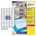 Etiquetas adhesivas Avery Transparente 210 x 297 mm 38,1 x 21,2 mm