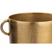 Vaso DKD Home Decor 32 x 23 x 27 cm Preto Dourado Alumínio Moderno (2 Unidades)