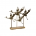 Deko-Figur DKD Home Decor Gold Vogel 64 x 9 x 51 cm 64 x 8,6 x 51 cm