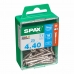 Schroefdoos SPAX Gedeeltelijke draad 4 x 40 mm Platte kop (25 Stuks)