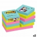 Ensemble de Notes Adhésives Post-it Super Sticky Multicouleur 12 Pièces 47,6 x 47,6 mm (2 Unités)