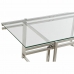 Mesa de Centro DKD Home Decor Cristal Acero Inoxidable (120 x 60 x 45 cm)