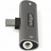 USB C – Jack 3.5 mm adapteris Startech CDP235APDM           Sidabras