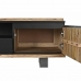 Mueble de TV DKD Home Decor Negro 145 x 45 x 50 cm Marrón Madera de mango