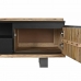 TV omarica DKD Home Decor Črna 145 x 45 x 50 cm Rjava Mangov les