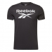 Koszulka z krótkim rękawem Męska Reebok BIG LOGO TEE HD4222 Czarny