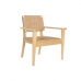 Chaise de Salle à Manger DKD Home Decor 67 x 47 x 84 cm 83 x 62 x 84 cm Naturel