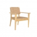ēdamistabas krēsls DKD Home Decor 67 x 47 x 84 cm 83 x 62 x 84 cm Dabisks