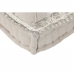 Fotelis DKD Home Decor Balta Rusvai gelsva 90 x 56 x 15 cm