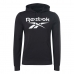 Hettegenser til Menn Reebok I FT BIG LOGO OTH H54788  Svart