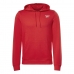 Felpa con Cappuccio Uomo Reebok RI FT LEFT CHEST OT HA9276  Rosso