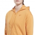 Sudadera con Capucha y Cremallera Mujer Reebok  RI SL FRENCH TERRY H54756  Naranja