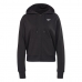 Sudadera con Capucha y Cremallera Mujer Reebok  RI SL FRENCH TERRY H54754 Negro