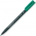 Rotulador permanente Staedtler Lumocolor 318 F Verde (10 Unidades)