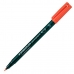 Permanente markeerstift Staedtler Lumocolor 313-2 S Rood (10 Stuks)