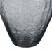 Vase Verre Gris Métal Argent 20 x 20 x 30 cm