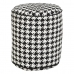 Pouf Polyester 45 x 45 x 45 cm 100 % coton Pied de coq