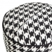 Pouf Polyester 45 x 45 x 45 cm 100 % coton Pied de coq